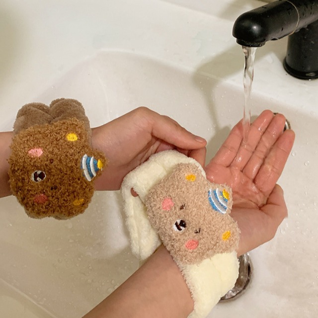 1Pair Cartoon Bear Face Wash H – Home Textiles Face Towel recenzja i cena
