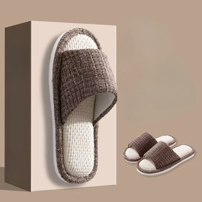 Męskie i damskie kapcie lniane – Home Textile recenzja i cena