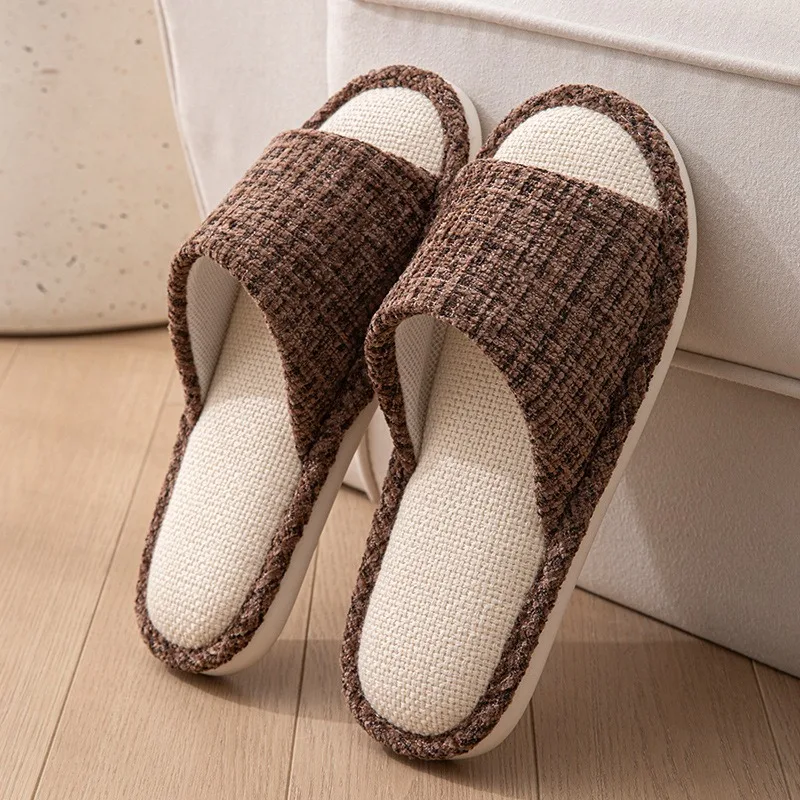 Męskie i damskie kapcie lniane – Home Textile recenzja i cena
