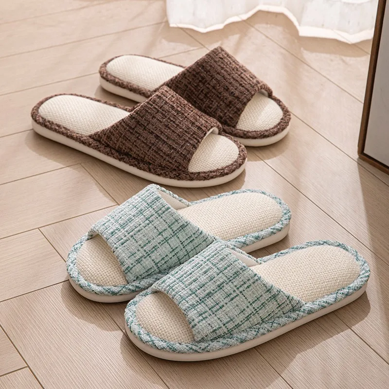 Męskie i damskie kapcie lniane – Home Textile recenzja i cena
