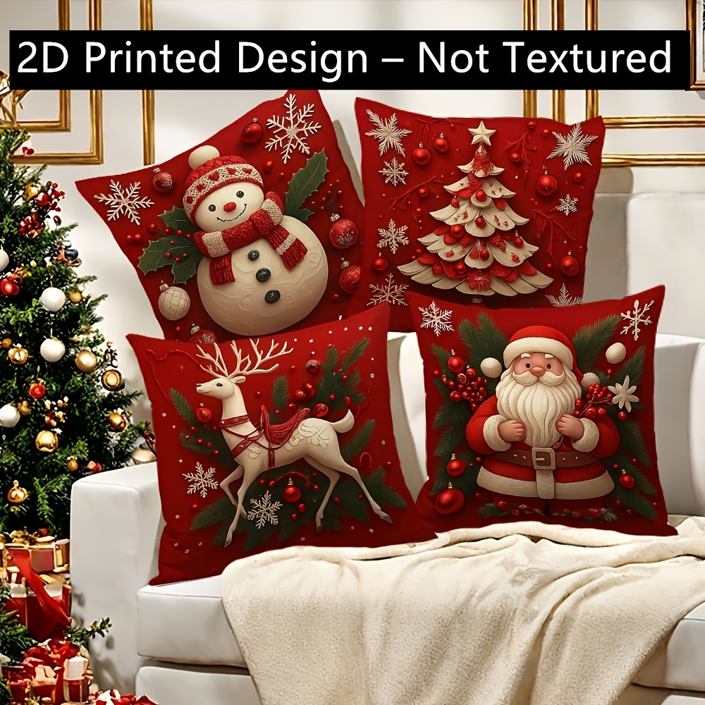 2 sztuki świątecznych poszewek – Pillow Insert 18X18 recenzja i cena